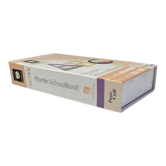 Cricut Provo Craft Font Cartridge Plantin Schoolbook 290390 Link Status Unknown - Picture 7 of 15